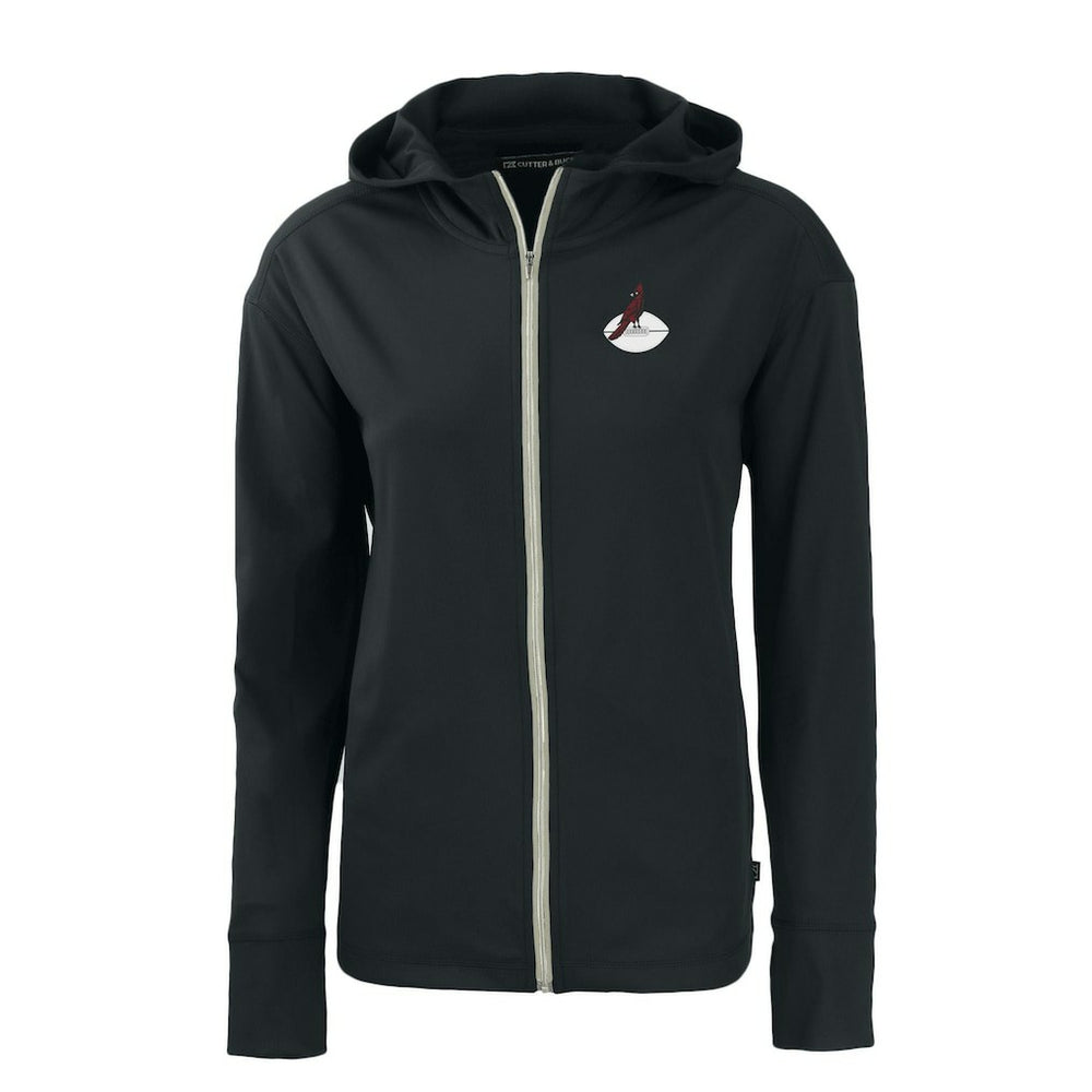 Arizona Cardinals  Cutter & Buck Women's Throwback Daybreak Eco Recycled Half-Zip Hoodie