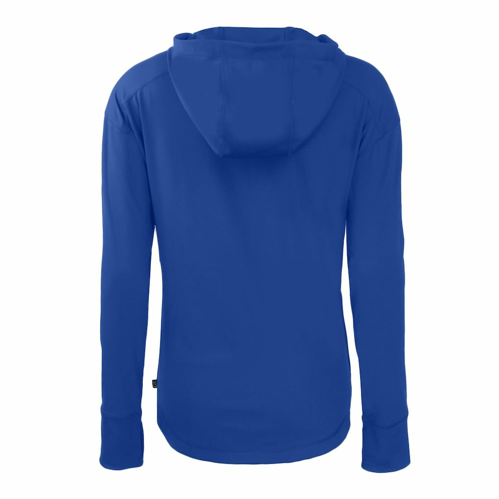 Buffalo Bills  Cutter & Buck Women's Throwback Daybreak Eco Recycled Half-Zip Hoodie