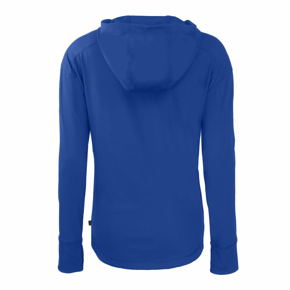 Buffalo Bills  Cutter & Buck Women's Throwback Daybreak Eco Recycled Half-Zip Hoodie
