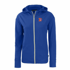 Denver Broncos  Cutter & Buck Women's Throwback Daybreak Eco Recycled Half-Zip Hoodie