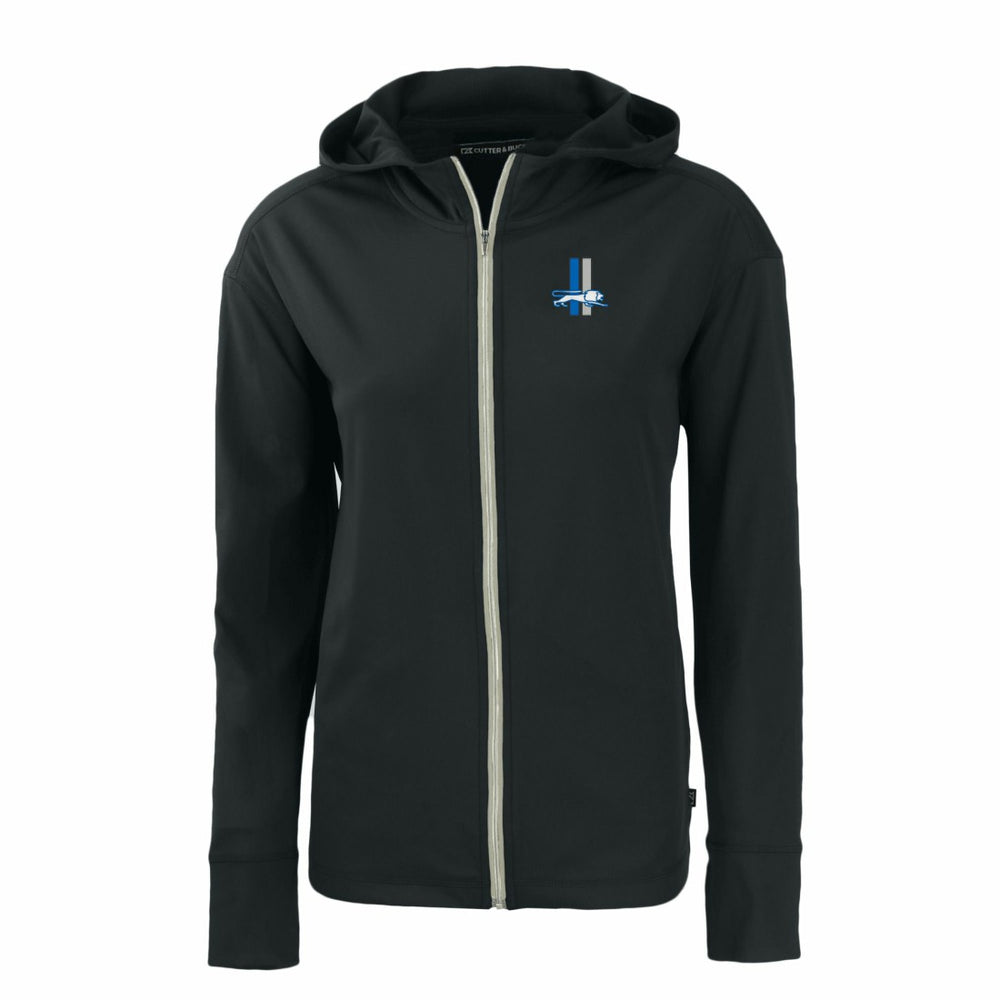 Detroit Lions  Cutter & Buck Women's Throwback Daybreak Eco Recycled Half-Zip Hoodie