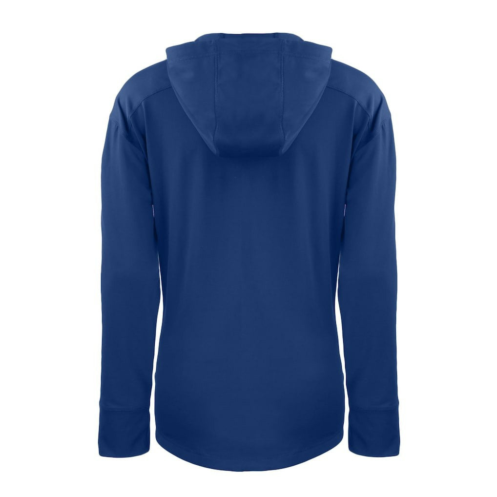 Denver Broncos  Cutter & Buck Women's Throwback Daybreak Eco Recycled Half-Zip Hoodie