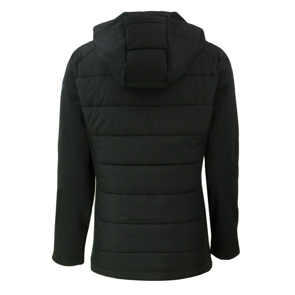 San Francisco 49ers  Cutter & Buck Women's Throwback Evoke Hybrid Eco Softshell Recycled Full-Zip Hoodie Jacket