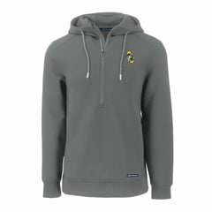 Green Bay Packers  Cutter & Buck Throwback Roam Eco Half-Zip Recycled Pullover Hoodie