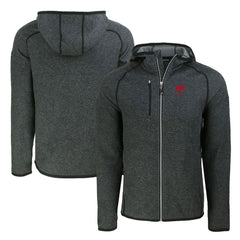 Buffalo Bills  Cutter & Buck Throwback Mainsail Sweater-Knit Full-Zip Hoodie