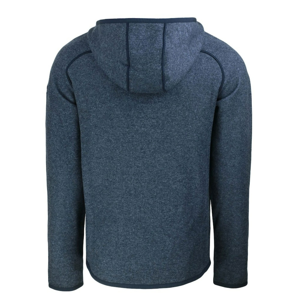 New York Giants  Cutter & Buck Throwback Mainsail Sweater-Knit Full-Zip Hoodie