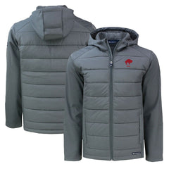 Buffalo Bills  Cutter & Buck Throwback Evoke Hybrid Eco Softshell Recycled Full-Zip Hoodie Jacket