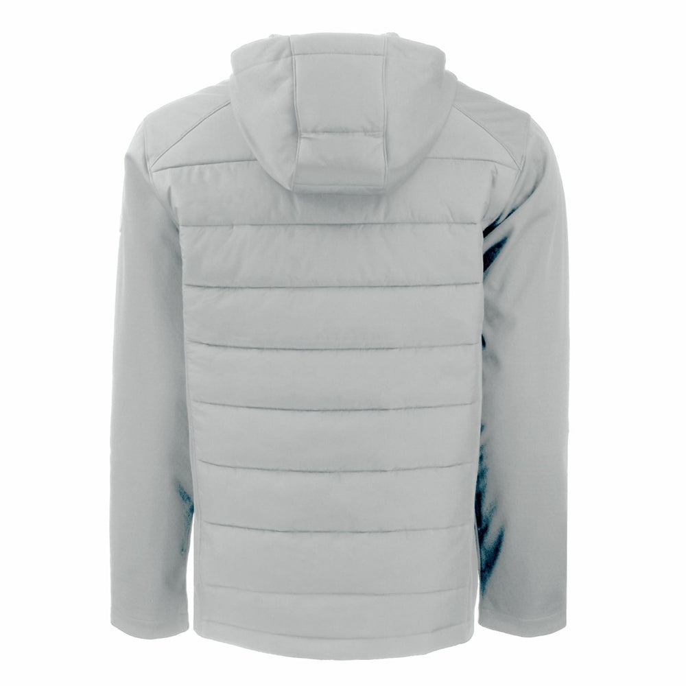 Detroit Lions  Cutter & Buck Throwback Evoke Hybrid Eco Softshell Recycled Full-Zip Hoodie Jacket