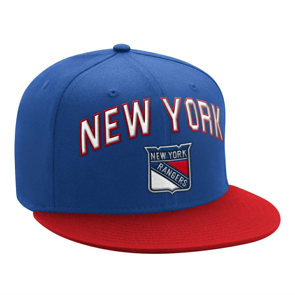 New York Rangers Starter Arch Logo Two-Tone Snapback Hat Discount