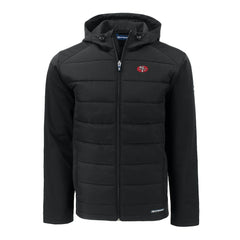 San Francisco 49ers  Cutter & Buck Throwback Big & Tall Evoke Hybrid Eco Softshell Recycled Full-Zip Hoodie