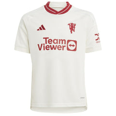 Alejandro Garnacho Manchester United Youth 2023/24 Third Replica Player Jersey – White - Adidas