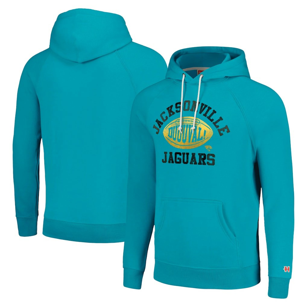 Jacksonville Jaguars  Homage Unisex Hyperlocal Raglan Pullover Hoodie