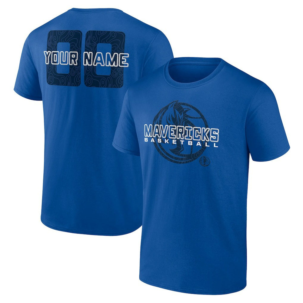Dallas Mavericks Stellar Personalized Name & Number T-Shirt sale On Sale