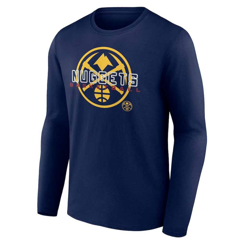 Denver Nuggets Stellar Personalized Name & Number Long Sleeve T-Shirt sale Outlet