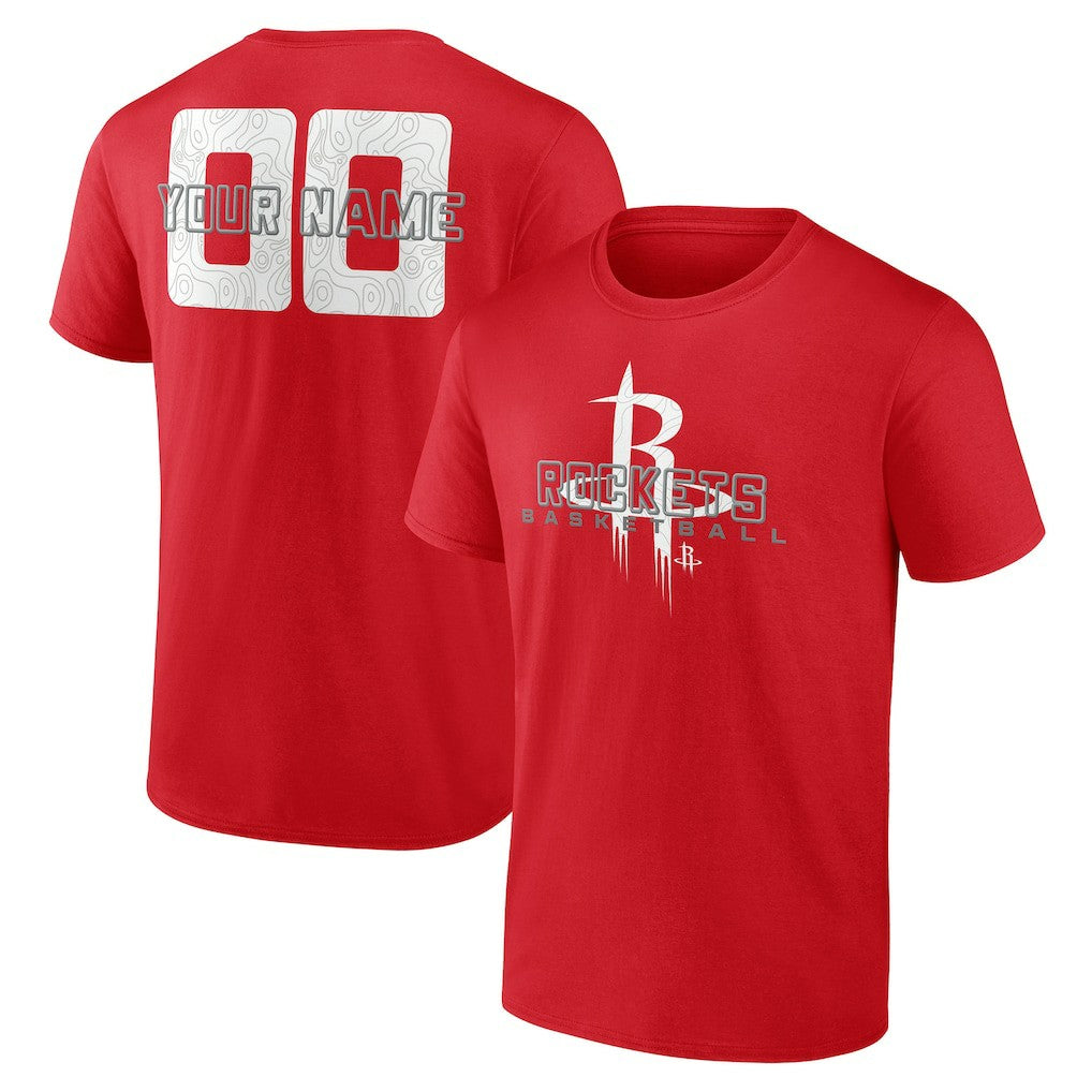 Houston Rockets Stellar Personalized Name & Number T-Shirt Online
