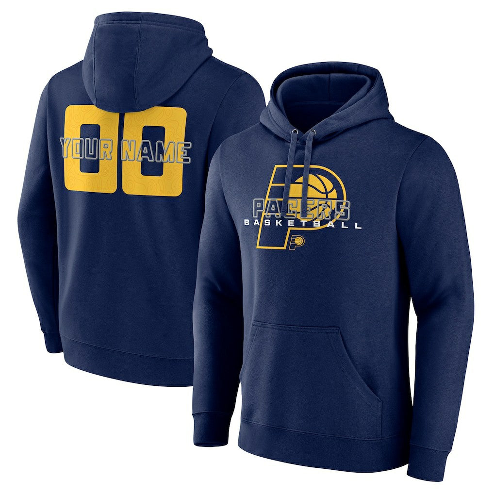 Indiana Pacers Stellar Personalized Name & Number Pullover Hoodie Online