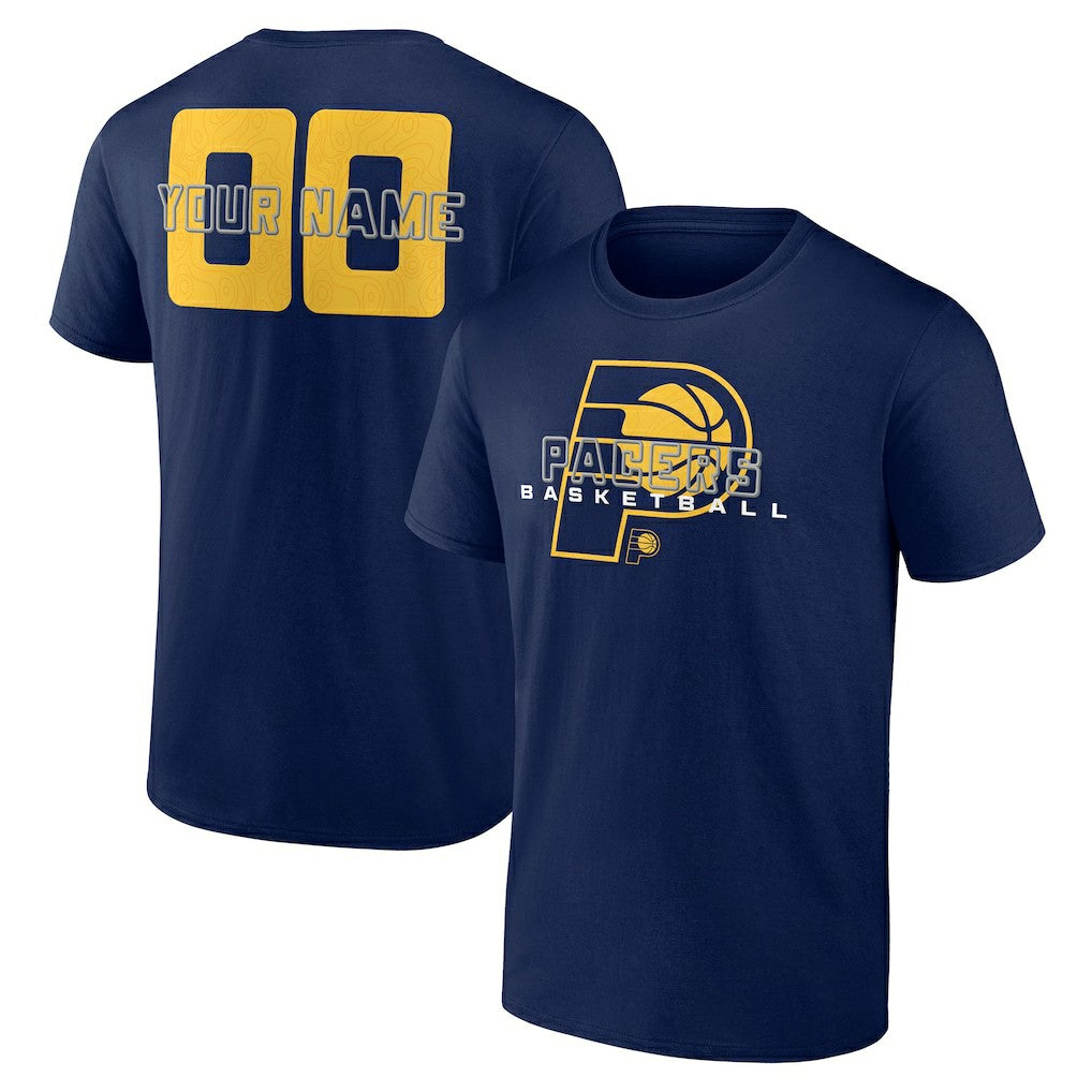 Indiana Pacers Stellar Personalized Name & Number T-Shirt For Sale