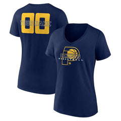 Indiana Pacers Women's Stellar Personalized Name & Number V-Neck T-Shirt Online