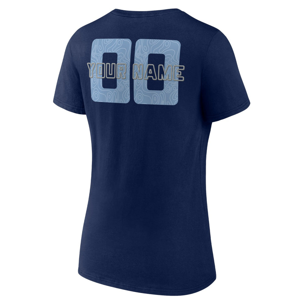 Memphis Grizzlies Women's Stellar Personalized Name & Number V-Neck T-Shirt Online