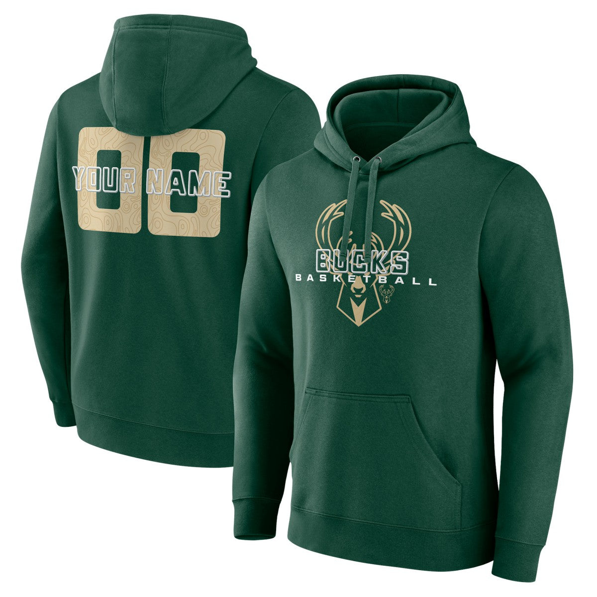 Milwaukee Bucks Stellar Personalized Name & Number Pullover Hoodie On Sale