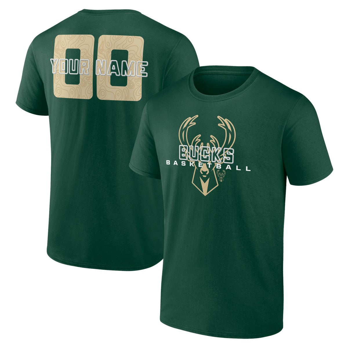 Milwaukee Bucks Stellar Personalized Name & Number T-Shirt Online