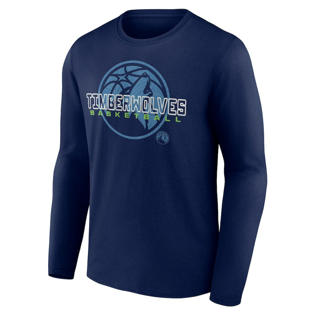 Minnesota Timberwolves Stellar Personalized Name & Number Long Sleeve T-Shirt Online