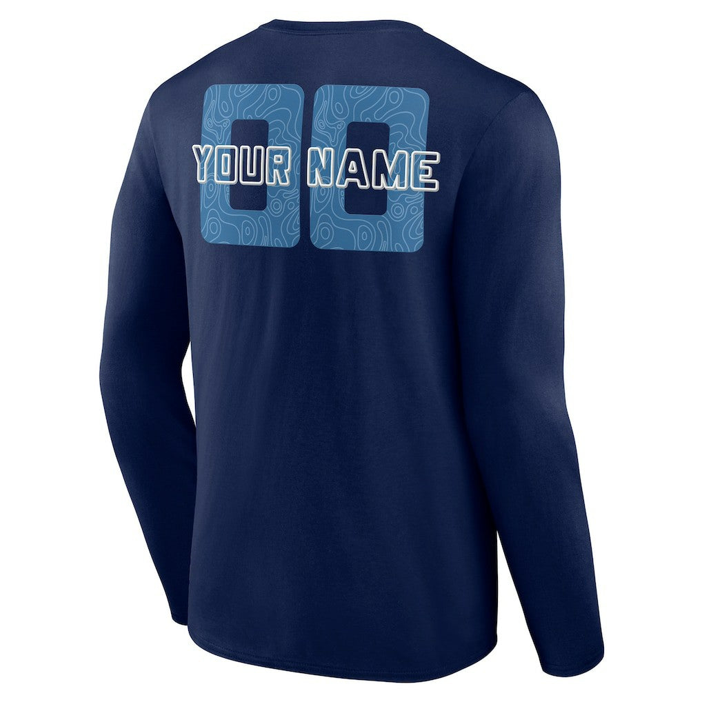 Minnesota Timberwolves Stellar Personalized Name & Number Long Sleeve T-Shirt Online