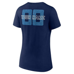Minnesota Timberwolves Women's Stellar Personalized Name & Number V-Neck T-Shirt For Sale
