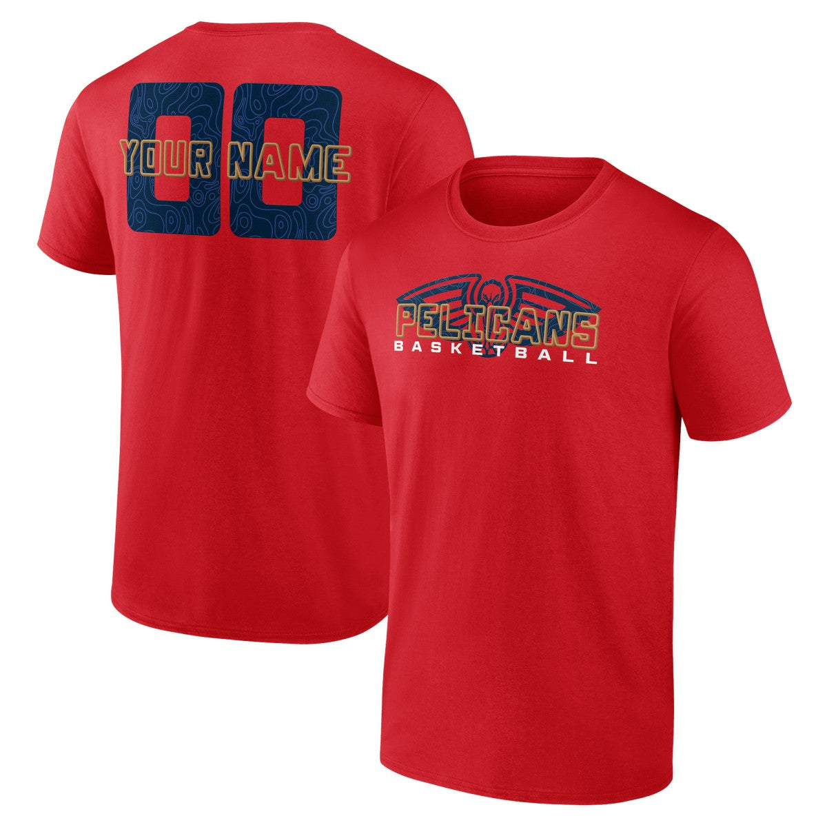 New Orleans Pelicans Stellar Personalized Name & Number T-Shirt Online