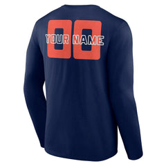 Oklahoma City Thunder Stellar Personalized Name & Number Long Sleeve T-Shirt On Sale