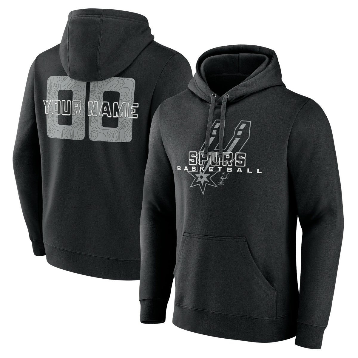 San Antonio Spurs Stellar Personalized Name & Number Pullover Hoodie Discount