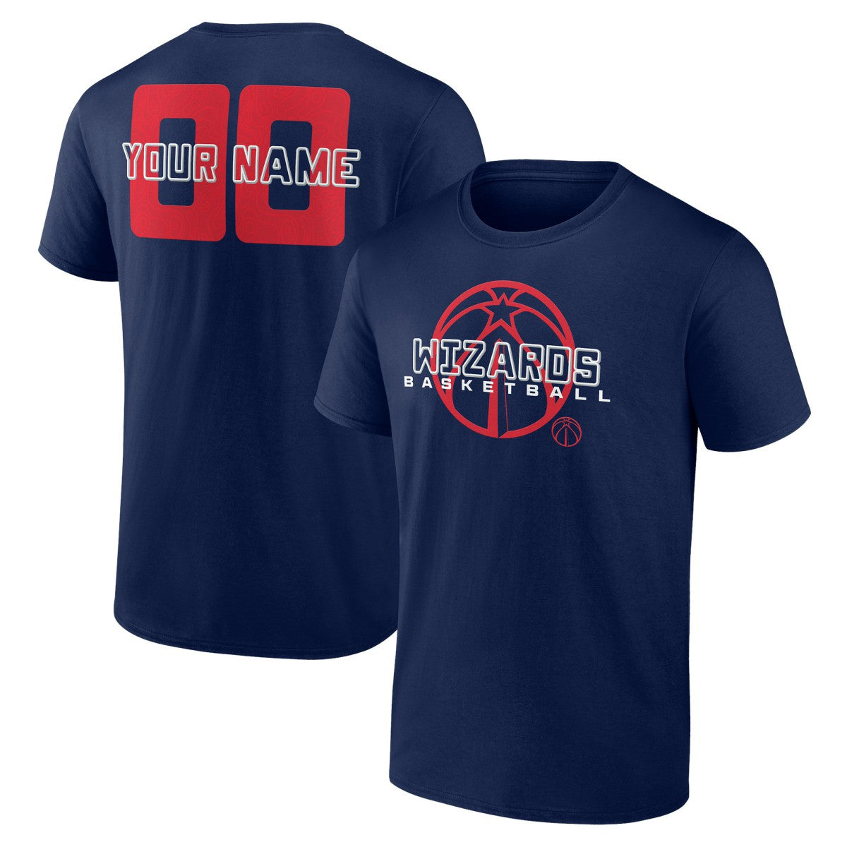 Washington Wizards Stellar Personalized Name & Number T-Shirt On Sale