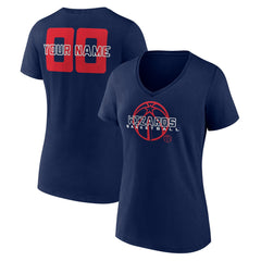 Washington Wizards Women's Stellar Personalized Name & Number V-Neck T-Shirt Discount