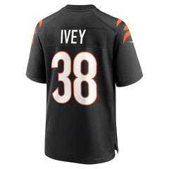 Cincinnati Bengals Nike DJ Ivey  Team Game Jersey