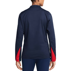 USMNT Women's 2024 Strike Drill Performance Quarter-Zip Pullover Top Navy - Nike