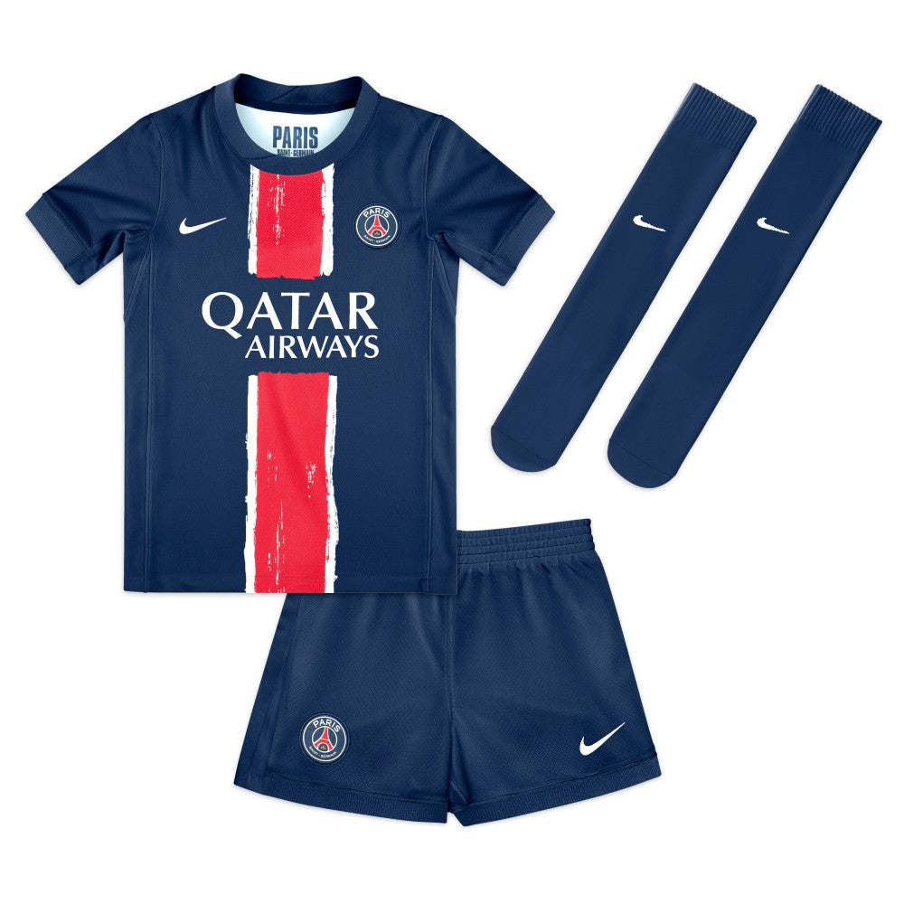 Paris Saint-Germain Preschool 2024/25 Home Replica Stadium Kit Set Navy - Nike