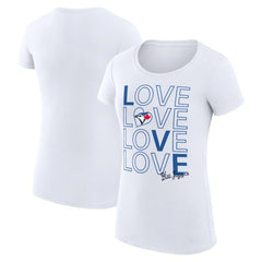 Toronto Blue Jays G-III 4Her by Carl Banks Women's Super-Slim Fit Lightweight Love Graphic Team T-Shirt | MLB Near me