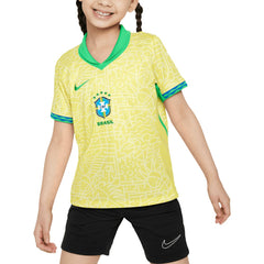 Brazil National Team Preschool 2024 Home Replica Stadium Jersey Yellow - Nike
