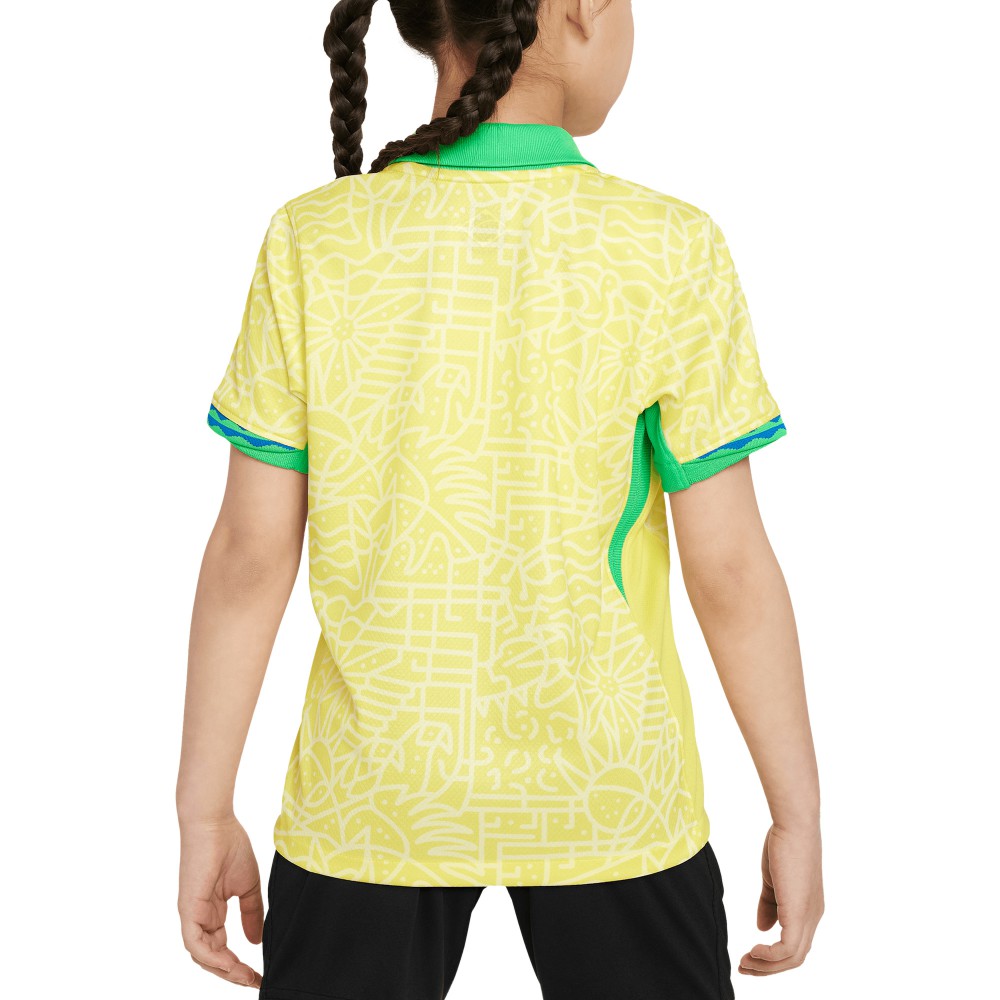Brazil National Team Preschool 2024 Home Replica Stadium Jersey Yellow - Nike
