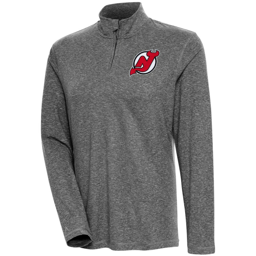 New Jersey Devils Antigua Women's Confront Quarter-Zip Pullover Top Discount