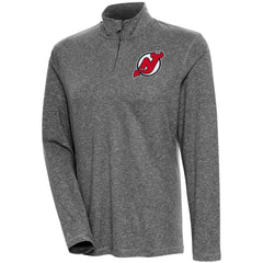 New Jersey Devils Antigua Women's Confront Quarter-Zip Pullover Top Discount