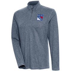 New York Rangers Antigua Women's Confront Quarter-Zip Pullover Top Online