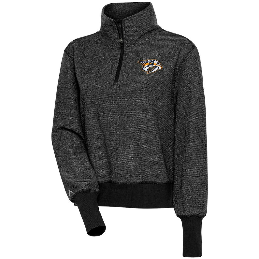 Nashville Predators Antigua Women's Upgrade Half-Zip Pullover Top Sale