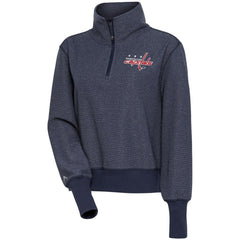 Washington Capitals Antigua Women's Upgrade Half-Zip Pullover Top Outlet
