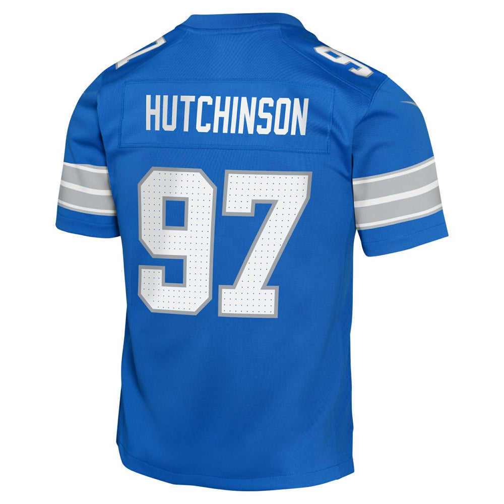 Detroit Lions Nike Aidan Hutchinson  Youth Game Jersey