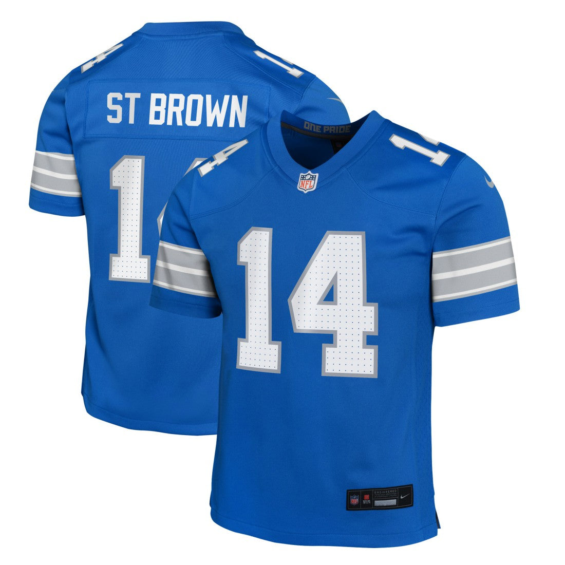 Detroit Lions Nike Amon-Ra St. Brown  Youth Game Jersey