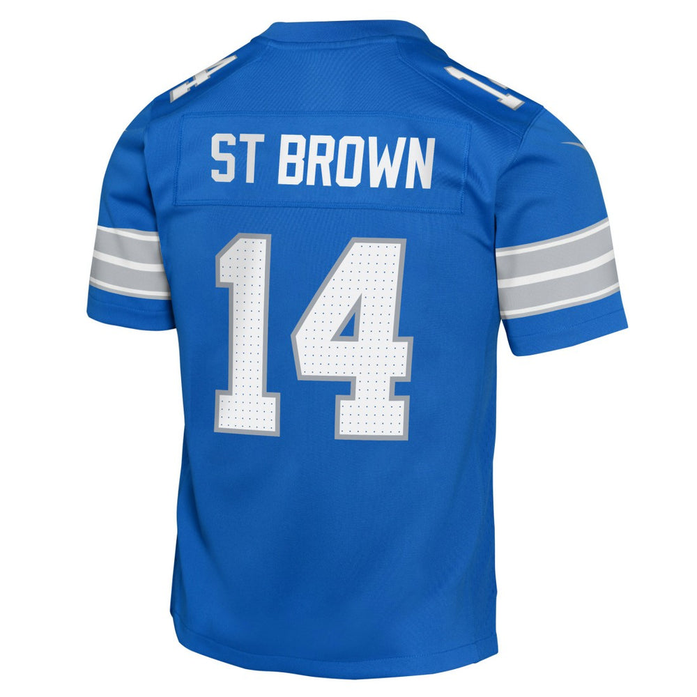 Detroit Lions Nike Amon-Ra St. Brown  Youth Game Jersey