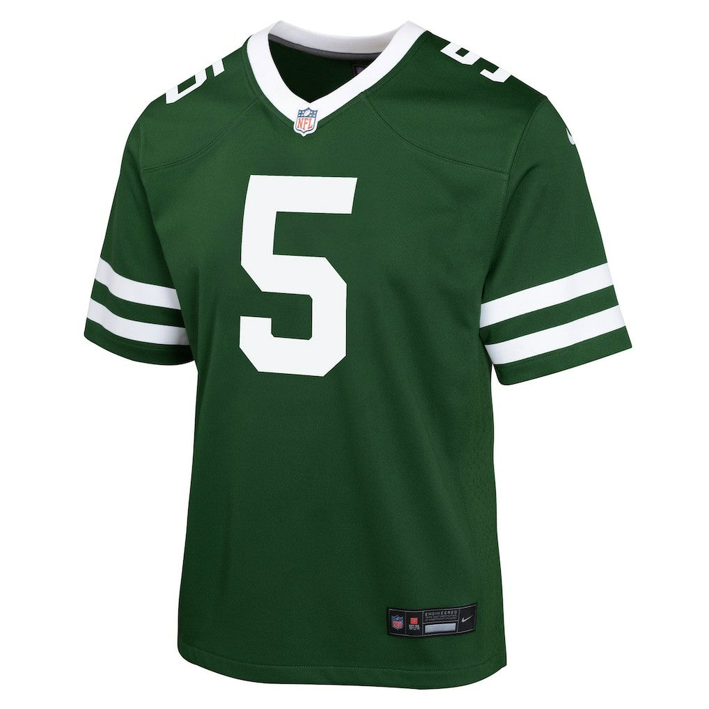 New York Jets Nike Garrett Wilson  Youth Game Jersey
