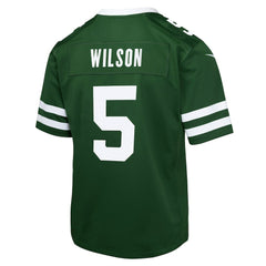 New York Jets Nike Garrett Wilson  Youth Game Jersey