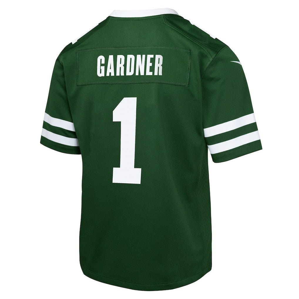 New York Jets Nike Ahmad Sauce Gardner  Youth Game Jersey